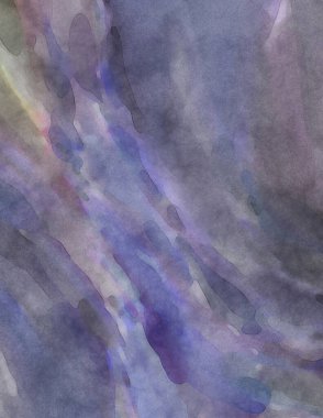 Yumuşak suluboya duvar kağıdı. Hafifçe fırçalanmış renkleri olan sanatsal bir resim. Pastel renkler arkaplana dokunmuş. Soyut duvar sanatı..