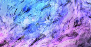Modern sanat. Taranmış Boyalı Soyut Arkaplan. Fırça darbesi ile boyanmış. Boya darbeleri. 2B Görüntü