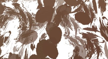 Renkli fırça darbelerinin 2B çizimi. Dekoratif doku resmi. Canlı boya desenli arka plan. Kaotik fırça darbeleri resim.