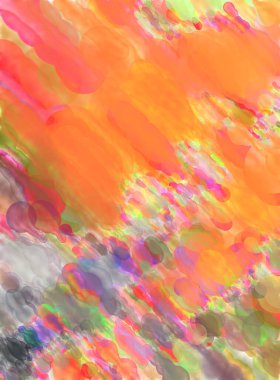 Çağdaş sanat. El yapımı resim. Modern sanat eserleri. Yüzeyde suluboya fırça darbeleriyle resim yapmak. 2D çizim. Sanatsal arkaplan resmi. Tablo üzerinde soyut resim. Renkli doku.