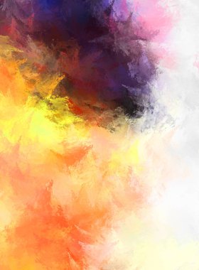 Sanatsal canlılık ve renkli duvar kağıdı. Taranmış Soyut Arkaplan. Fırça darbeli resim. 