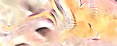 Modern sanat. Renkli çağdaş sanat eserleri. Renkli boya darbeleri. Soyut arkaplanda fırça darbeleri. fırça boyası.