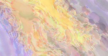 Yumuşak suluboya duvar kağıdı. Hafifçe fırçalanmış renkleri olan sanatsal bir resim. Pastel renkler arkaplana dokunmuş. Soyut duvar sanatı..