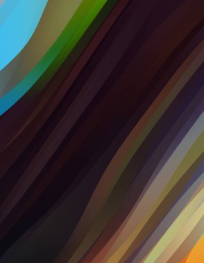 Soyut arkaplan. Renkli dalgalı tasarım duvar kağıdı. yaratıcı grafik 2D çizim. Dinamik şekilli modaya uygun sıvı örtüsü.