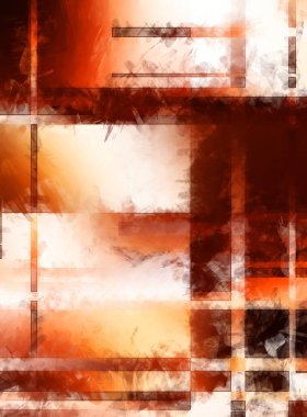 Modern sanat. Renkli çağdaş sanat eserleri. Renkli boya darbeleri. Soyut arkaplanda fırça darbeleri. Fırça boyası. Eşsiz duvar sanatı.