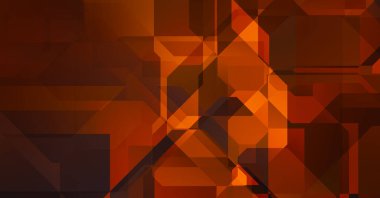 Dinamik bileşime sahip minimalist düz stil içinde modayı takip eden geometrik soyut arkaplan. 