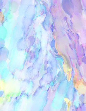 Suluboya fırça darbeleri. Modern sanat. Soyut doku. 2D çizim. Yüzeyde etkileyici el yapımı suluboya. Renkli bir fon. Çok renkli arkaplan. Çağdaş duvar sanatı. 