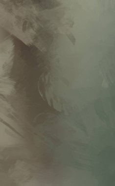 Renkli fırça darbelerinin 2D çizimi. Dekoratif desenli resim. canlı boya desenli arkaplan.