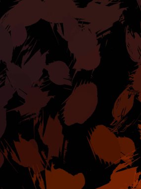 Duvar sanatı Eşsiz ve yaratıcı illüstrasyon. Fırça darbesi ile boyanmış. Renkli fırça darbelerinin soyut arkaplanı. Fırçalanmış canlı duvar kâğıdı. Boyalı sanatsal yaratım.