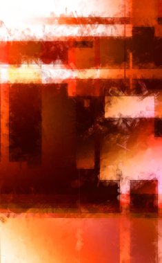 Modern sanat. Renkli çağdaş sanat eserleri. Renkli boya darbeleri. Soyut arkaplanda fırça darbeleri. Fırça boyası. Eşsiz duvar sanatı.