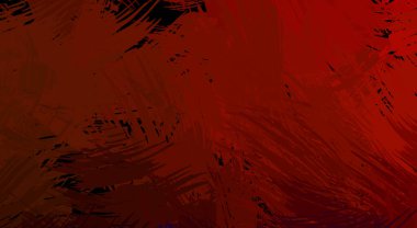 Canlı fırça darbeleriyle boyanmış. Renkli desenli resim. Fırçalanmış duvar kağıdını boya.