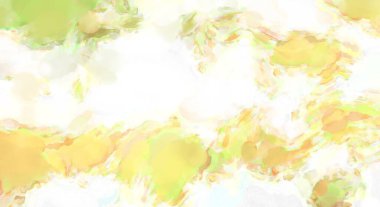 Alkol mürekkebini andıran rahatlatıcı fırça darbelerinin modern resmi. Poster, duvar sanatı, afiş, kart, kitap kapağı veya ambalaj için pastel renkli suluboya resim.