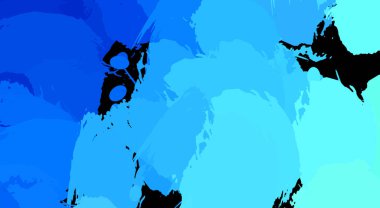 Canlı fırça darbeleriyle boyanmış. Renkli desenli resim. Fırçalanmış duvar kağıdını boya.