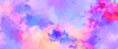 Sanatsal canlılık ve renkli duvar kağıdı. Taranmış Soyut Arkaplan. Fırça darbeli resim. 