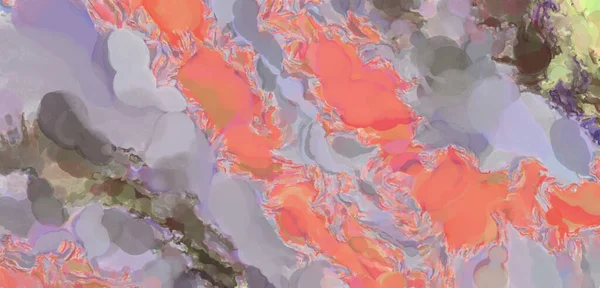 Yumuşak suluboya duvar kağıdı. Hafifçe fırçalanmış renkleri olan sanatsal bir resim. Pastel renkler arkaplana dokunmuş. Soyut duvar sanatı..