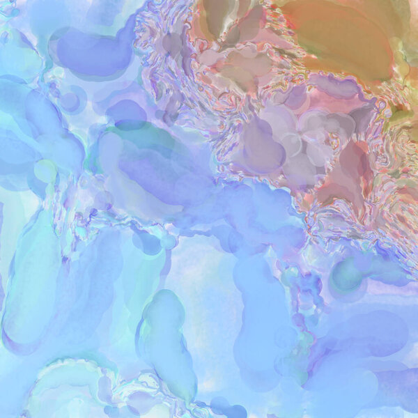 Современное искусство. Красочная текстура ручной работы. Современная картина. Акварельные штрихи на поверхности. Художественное изображение фона. Абстрактные картины на холсте. Мазки кисти. 