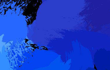 Sanatsal soyut arkaplan. Doku boyalı duvar kağıdı. Boya darbeleriyle yaratıcı bir illüstrasyon. Fırça desenli resim.