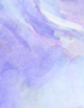 Alkol mürekkebini andıran rahatlatıcı fırça darbelerinin modern resmi. Poster, duvar sanatı, afiş, kart, kitap kapağı veya ambalaj için pastel renkli suluboya resim.