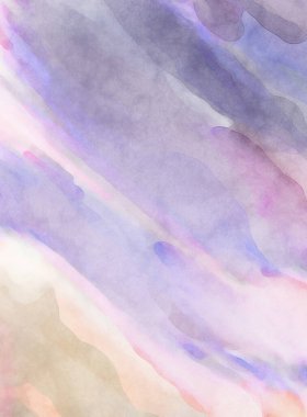 Alkol mürekkebini andıran rahatlatıcı fırça darbelerinin modern resmi. Poster, duvar sanatı, afiş, kart, kitap kapağı veya ambalaj için pastel renkli suluboya resim.