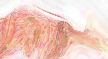 Çağdaş sanat. El yapımı resim. Modern sanat eserleri. Yüzeyde suluboya fırça darbeleriyle resim yapmak. 2D çizim. Sanatsal arkaplan resmi. Tablo üzerinde soyut resim. Renkli doku.