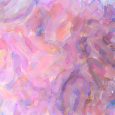 Pastel renklerde suluboya resim. Poster, duvar sanatı, afiş, kart, kitap kapağı ya da ambalaj için rahatlatıcı kompozisyonun yumuşak renkli çizimi. Modern fırça darbeleri resim.