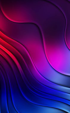 Soyut desen parlak renk arkaplanı. Canlı, dalgalı, dalgalı doku duvarı. Yaratıcı ve güzel duvar kâğıdı.