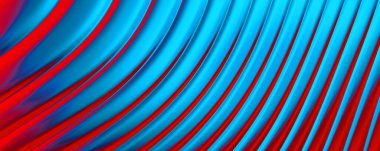 Soyut arkaplan. Renkli dalgalı yansıtıcı duvar kağıdı. Duvar kağıdı, afiş, arkaplan, kart, kitap kapağı veya web sitesi için grafiksel resimleme.