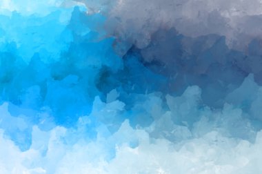 Renkli fırça darbelerinin 2D çizimi. Dekoratif desenli resim. canlı boya desenli arkaplan.