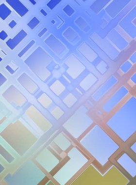 Açısal geometrik soyut arkaplan. Renkli geometrik desen. Kare şeklinde renkli duvar kağıdı. Doğrusal desenli modern parlak geometrik doku.