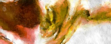 Soyut arkaplanda pürüzlü fırça darbeleri. Fırça boyası. Renkli boya darbeleri. Eşsiz duvar sanatı. Tuvaldeki modern sanat. Renkli çağdaş sanat eserleri. 