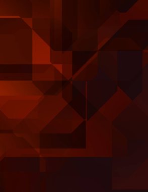 Renkli ve canlı geometrik şekiller katmanları var. Bir teknoloji planının dijital illüstrasyonu. Gelecekçi tasarım şablonu.