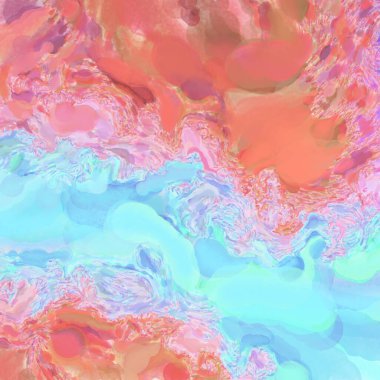 Çağdaş sanat. El işçiliğinin renkli dokusu. Modern resim. Yüzeyde suluboya vuruşlar. Sanatsal arkaplan resmi. Tablo üzerinde soyut resim. Fırça darbeleri. 