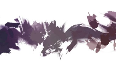 resmedilmiş sanat eseri. fırçalanmış canlı duvar kağıdı. Eşsiz ve yaratıcı illüstrasyon. Renkli fırça darbelerinin soyut arkaplanı. 