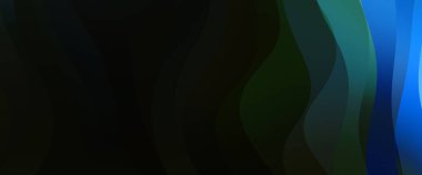 Soyut arkaplan. Renkli dalgalı tasarım duvar kağıdı. yaratıcı grafik 2D çizim. Dinamik şekilli modaya uygun sıvı örtüsü.