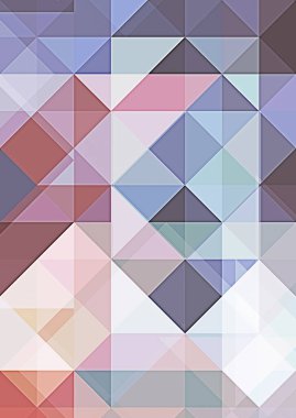 Üçgen arka planda üst üste dizayn ediliyor. Soyut geometrik duvar kağıdı. Geometrik renkli üçgen şekiller.