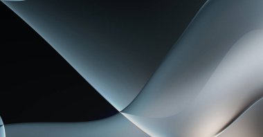 Soyut arkaplan. Değişken renk değişim dalgaları, dinamik hareketlerle. Işık dalgalarının neon renkli soyut tasarımı. Duvar kağıdı, afiş, arkaplan, kart, kitap illüstrasyonu, web sitesi.