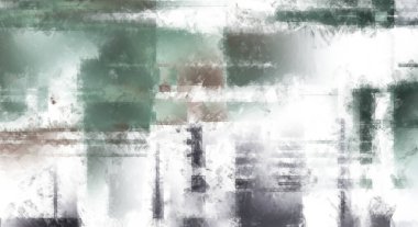 Modern sanat. Renkli çağdaş sanat eserleri. Renkli boya darbeleri. Soyut arkaplanda fırça darbeleri. Fırça boyası. Eşsiz duvar sanatı.