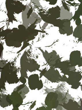 Renkli fırça darbelerinin 2B çizimi. Dekoratif doku resmi. Canlı boya desenli arka plan. Kaotik fırça darbeleri resim.