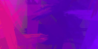 Duvar sanatı Eşsiz ve yaratıcı illüstrasyon. Fırça darbesi ile boyanmış. Renkli fırça darbelerinin soyut arkaplanı. Fırçalanmış canlı duvar kâğıdı. Boyalı sanatsal yaratım.