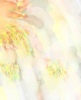 Alkol mürekkebini andıran rahatlatıcı fırça darbelerinin modern resmi. Poster, duvar sanatı, afiş, kart, kitap kapağı veya ambalaj için pastel renkli suluboya resim.