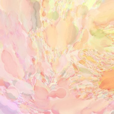 El yapımı sürreal soyut desenli suluboya. Modern sanatsal resim. 2D çizim. Arkaplan boyası karışımı. Yaratıcı duvar sanatı. Çağdaş sanat.