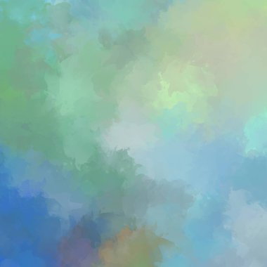 Canlı fırça darbeleriyle boyanmış. Renkli desenli resim. Fırçalanmış duvar kağıdını boya.