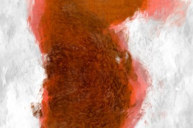 Soyut arkaplanda pürüzlü fırça darbeleri. Fırça boyası. Renkli boya darbeleri. Eşsiz duvar sanatı. Tuvaldeki modern sanat. Renkli çağdaş sanat eserleri. 