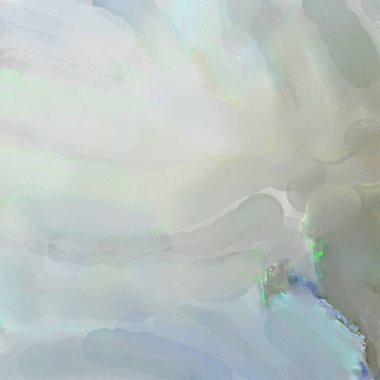 El yapımı sürreal soyut desenli suluboya. Modern sanatsal resim. 2D çizim. Arkaplan boyası karışımı. Yaratıcı duvar sanatı. Çağdaş sanat.