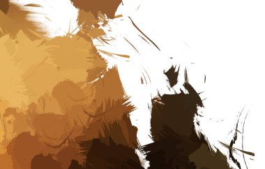 Duvar sanatı Eşsiz ve yaratıcı illüstrasyon. Fırça darbesi ile boyanmış. Renkli fırça darbelerinin soyut arkaplanı. Fırçalanmış canlı duvar kâğıdı. Boyalı sanatsal yaratım.