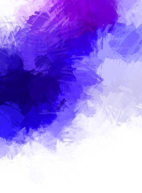 Modern sanat. Taranmış Boyalı Soyut Arkaplan. Fırça darbesi ile boyanmış. Boya darbeleri. 2B Görüntü.