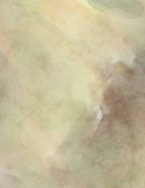 Pastel renklerde suluboya resim. Poster, duvar sanatı, afiş, kart, kitap kapağı ya da ambalaj için rahatlatıcı kompozisyonun yumuşak renkli çizimi. Modern fırça darbeleri resim.