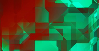 Dinamik bileşime sahip minimalist düz stil içinde modayı takip eden geometrik soyut arkaplan. 