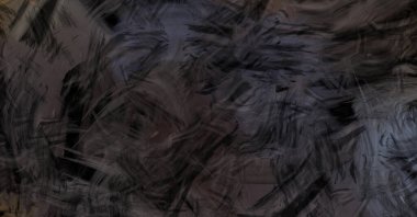 Modern sanat. Taranmış Boyalı Soyut Arkaplan. Fırça darbesi ile boyanmış. Boya darbeleri. 2B Görüntü