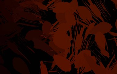 Vahşi fırça darbeleriyle yaratıcı soyut resim. Artistik fırça darbeleriyle donatılmış. Renkli ve canlı bir tasvir. Boyalı sanat.